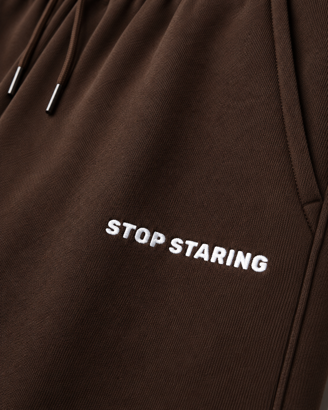 BROWN SWEATPANTS