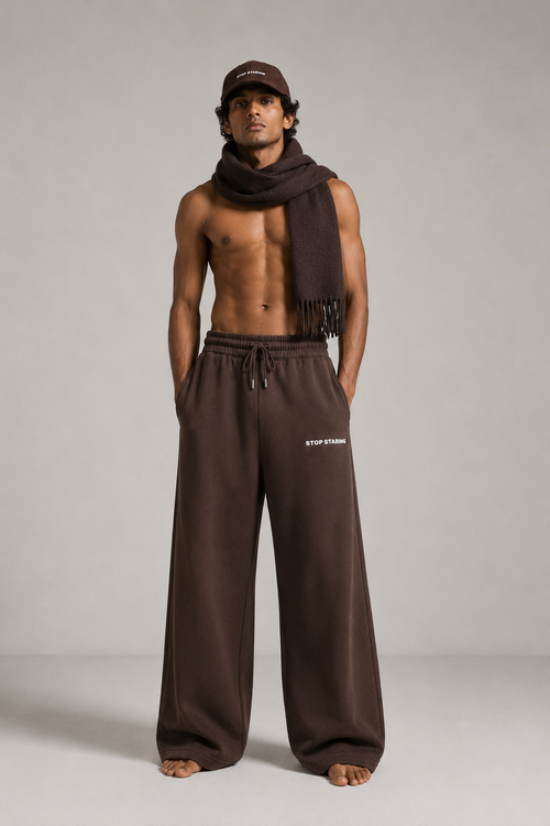 BROWN SWEATPANTS